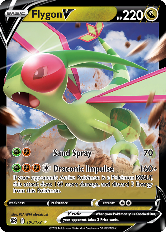 Flygon V - 106/172 Brilliant Stars