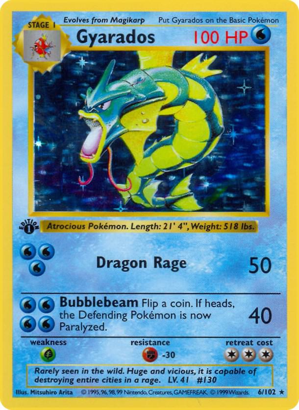 Gyarados [Base Set (Shadowless)] 006/102