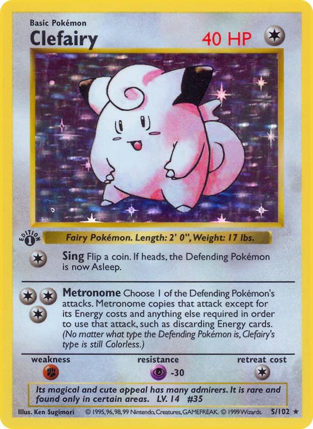 Clefairy [Base Set (Shadowless)] 005/102