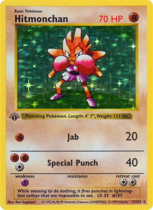 Hitmonchan [Base Set (Shadowless)] 007/102