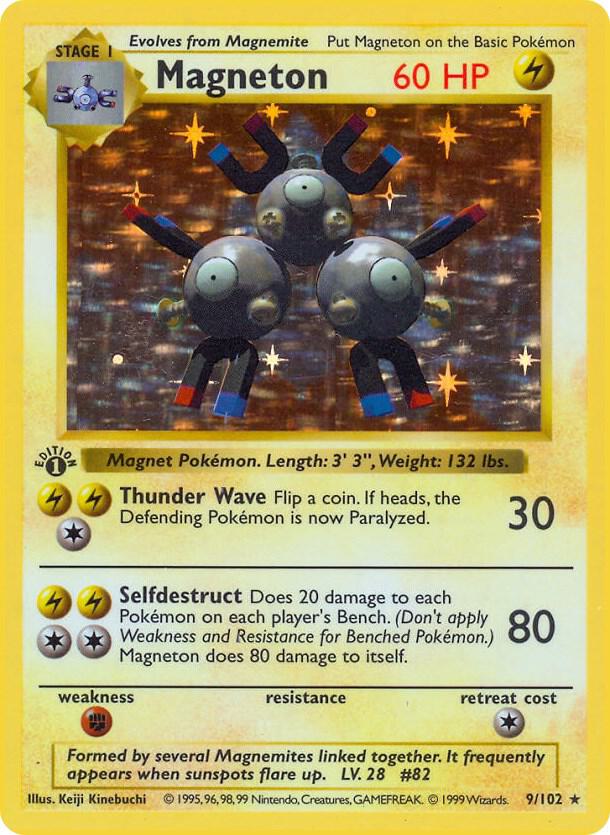 Magneton [Base Set (Shadowless)] 009/102