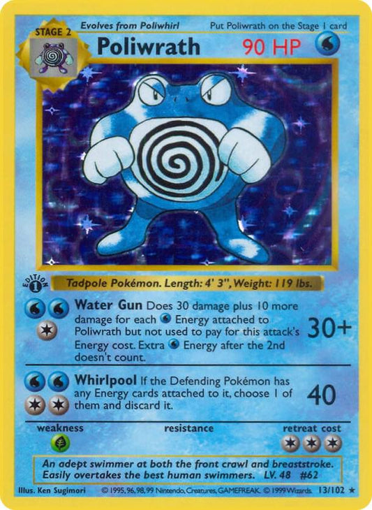 Poliwrath [Base Set (Shadowless)] 013/102