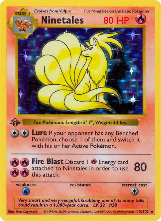 Ninetales [Base Set (Shadowless)] 012/102
