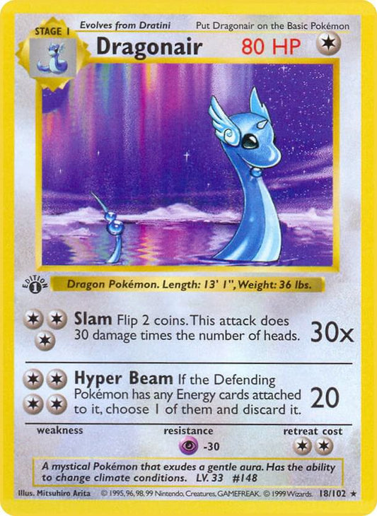 Dragonair [Base Set (Shadowless)] 018/102