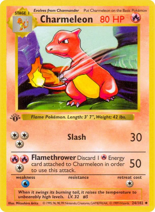Charmeleon [Base Set (Shadowless)] 024/102