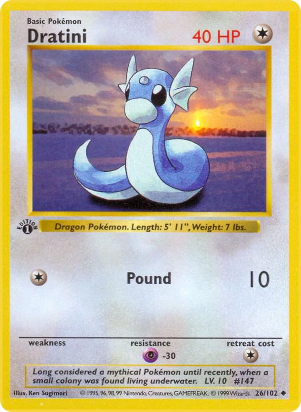 Dratini [Base Set (Shadowless)] 026/102