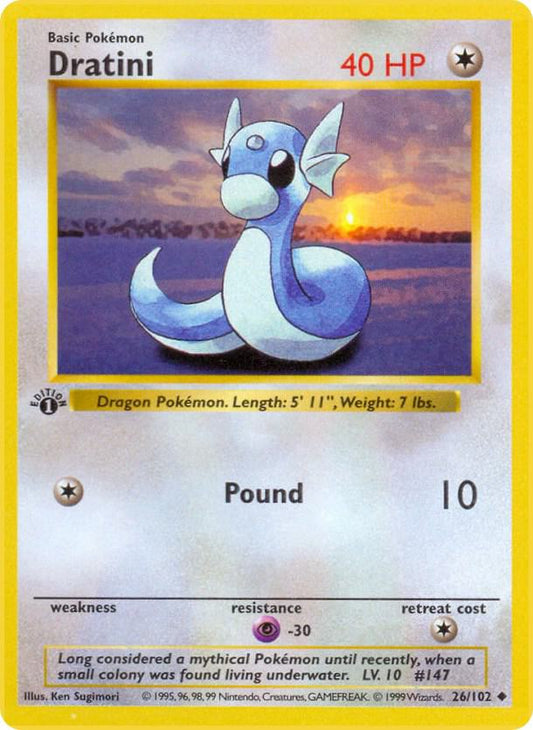 Dratini [Base Set (Shadowless)] 026/102