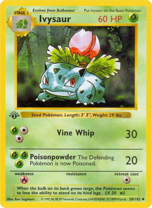 Ivysaur [Base Set (Shadowless)] 030/102