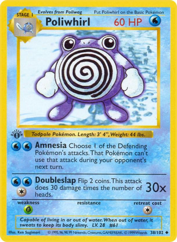 Poliwhirl [Base Set (Shadowless)] 038/102