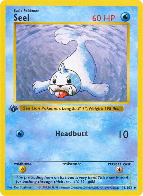 Seel [Base Set (Shadowless)] 041/102