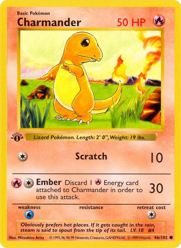 Charmander [Base Set (Shadowless)] 046/102