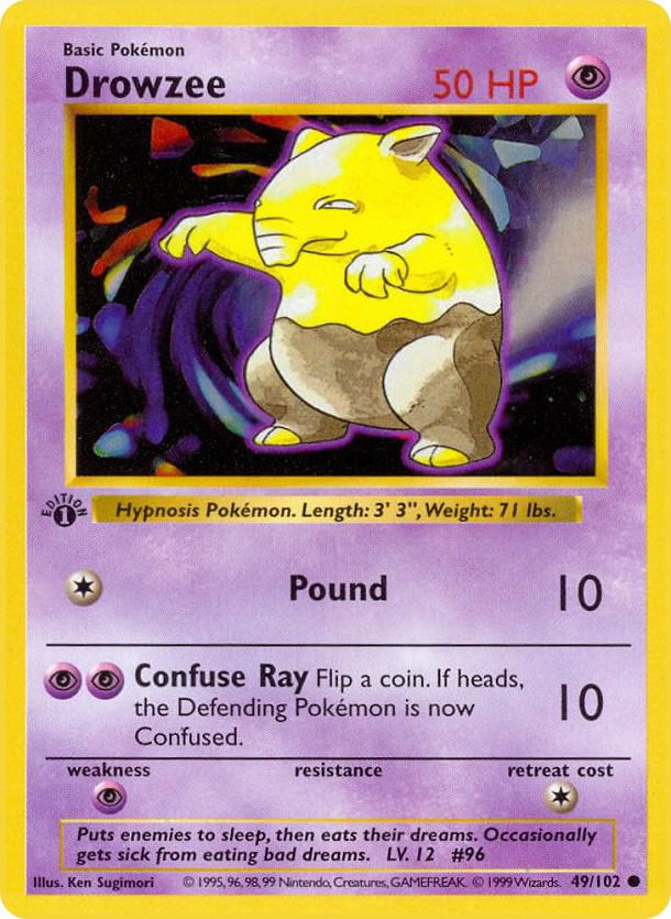 Drowzee [Base Set (Shadowless)] 049/102