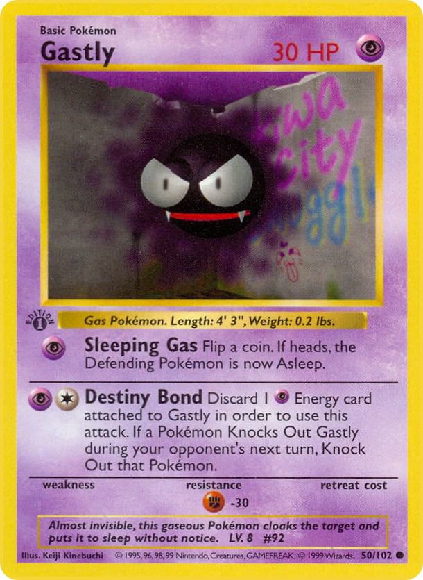 Gastly [Base Set (Shadowless)] 050/102