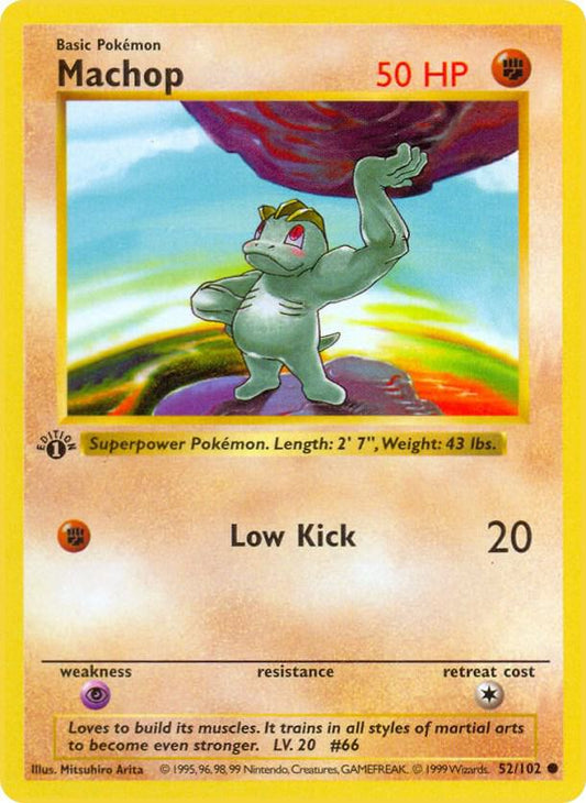 Machop [Base Set (Shadowless)] 052/102