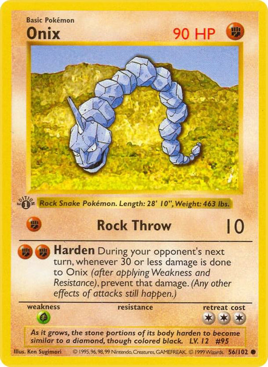 Onix [Base Set (Shadowless)] 056/102