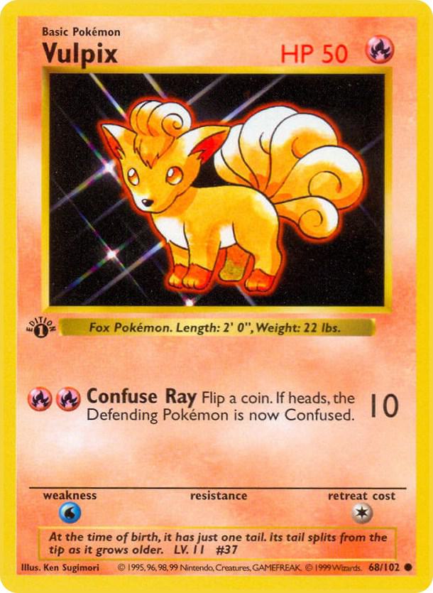 Vulpix [Base Set (Shadowless)] 068/102