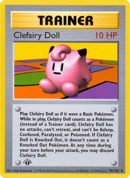 Clefairy Doll [Base Set (Shadowless)] 070/102