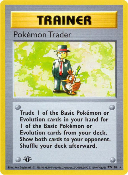 Pokemon Trader [Base Set (Shadowless)] 077/102