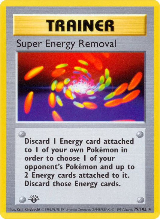 Super Energy Removal [Base Set (Shadowless)] 079/102