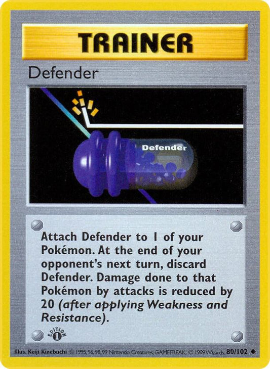 Defender [Base Set (Shadowless)] 080/102