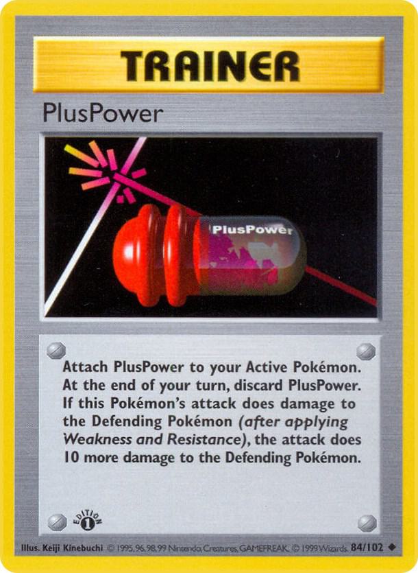 PlusPower [Base Set (Shadowless)] 084/102