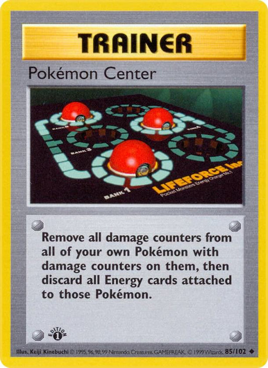 Pokemon Center [Base Set (Shadowless)] 085/102