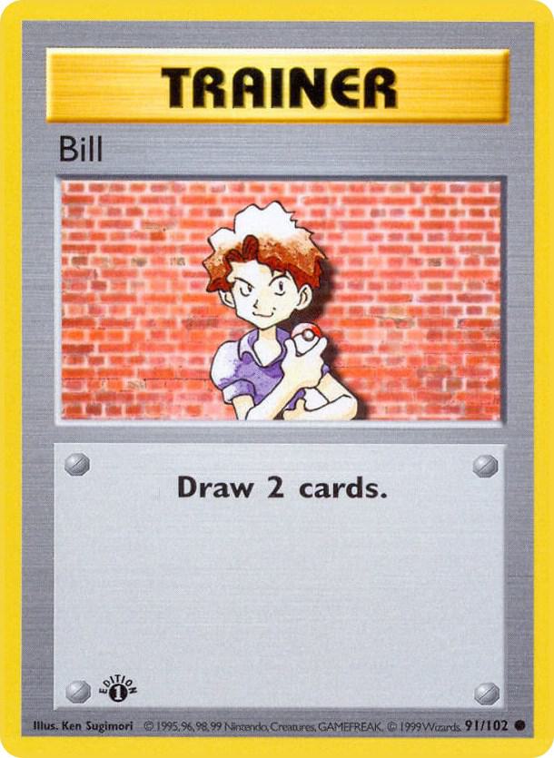 Bill [Base Set (Shadowless)] 091/102