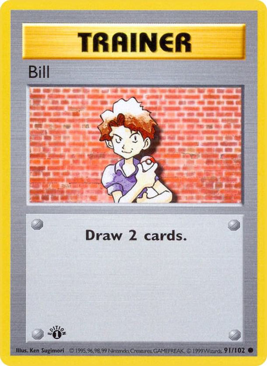 Bill [Base Set (Shadowless)] 091/102