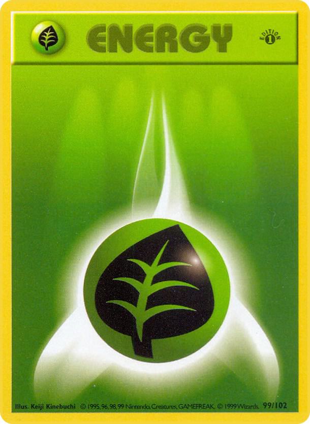 Grass Energy [Base Set (Shadowless)] 099/102