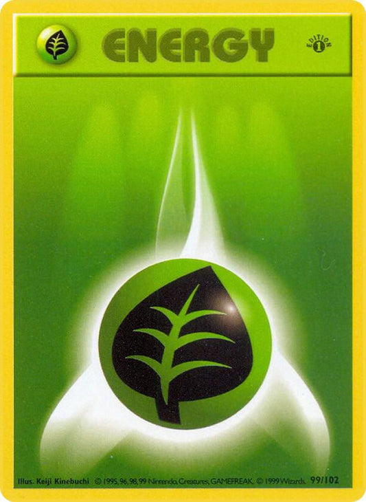 Grass Energy [Base Set (Shadowless)] 099/102