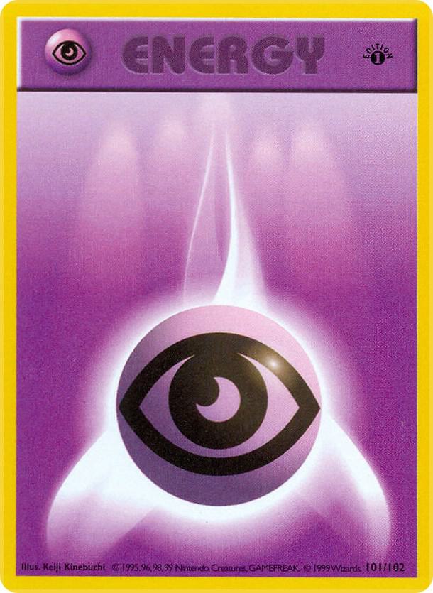 Psychic Energy [Base Set (Shadowless)] 101/102