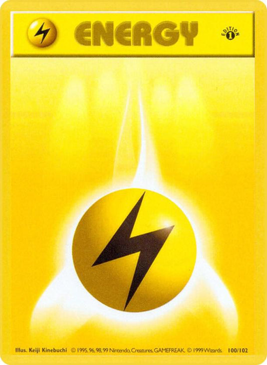Lightning Energy [Base Set (Shadowless)] 100/102