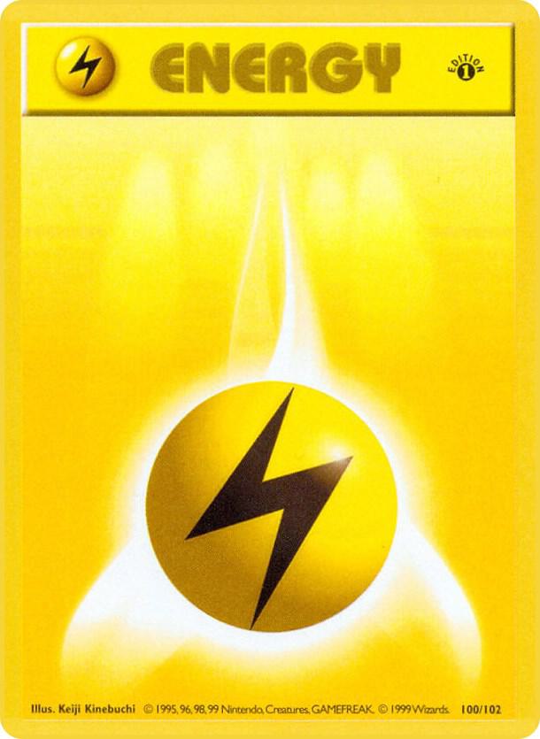 Lightning Energy [Base Set (Shadowless)] 100/102