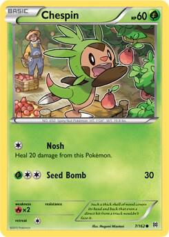 Chespin (7) [XY - BREAKthrough] 7/162