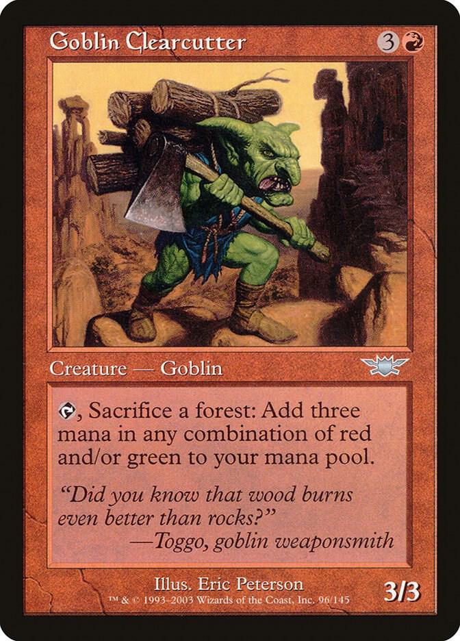 Goblin Clearcutter [Legions] 96
