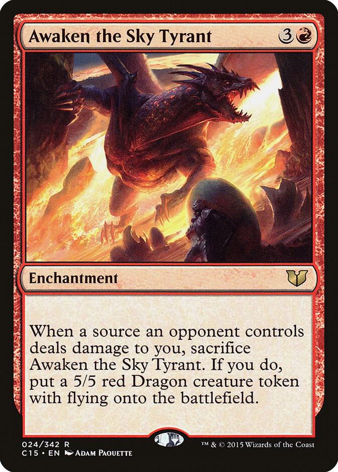 Awaken the Sky Tyrant [Commander 2015] 24