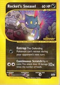 Rocket's Sneasel - 5 [Winner] [Best of Promos] 005/009