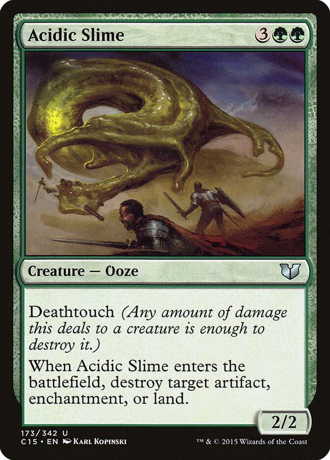 Acidic Slime [Commander 2015] 173