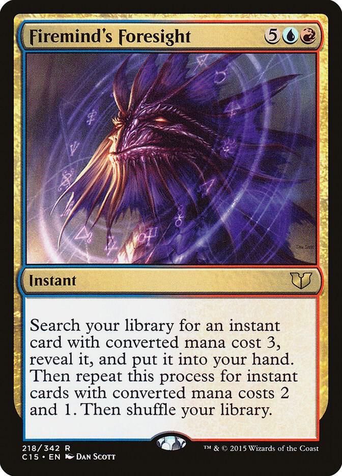 Firemind's Foresight [Commander 2015] 218