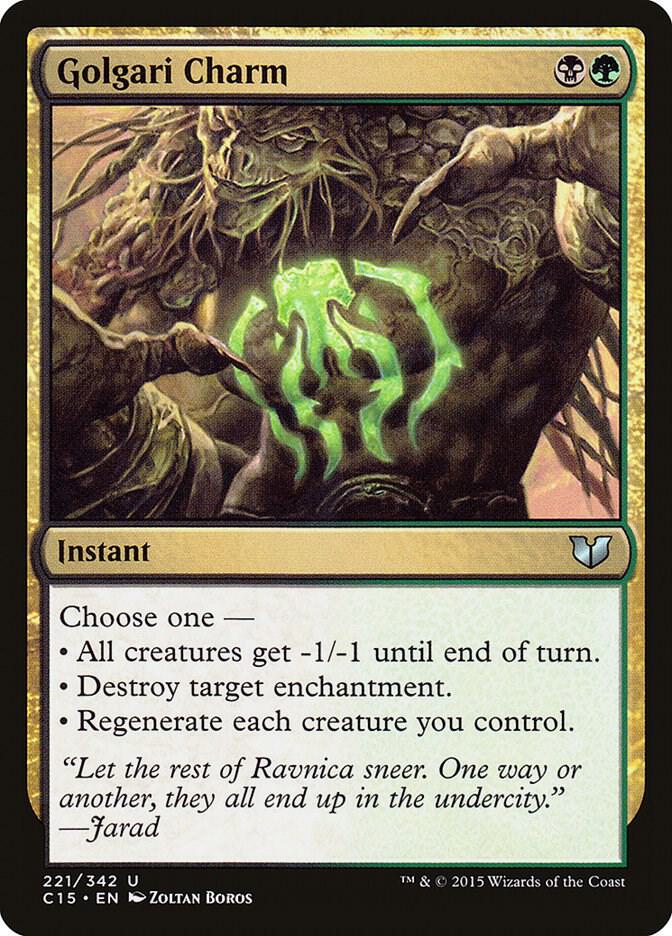 Golgari Charm [Commander 2015] 221