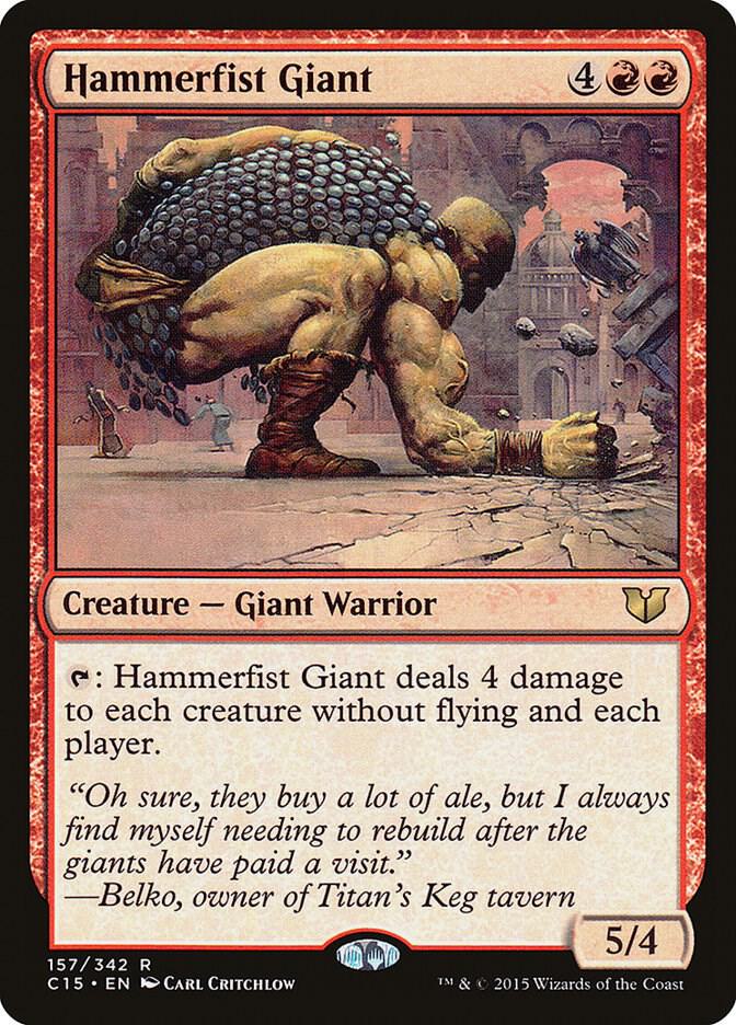 Hammerfist Giant [Commander 2015] 157