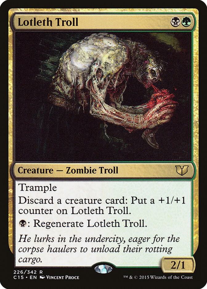Lotleth Troll [Commander 2015] 226