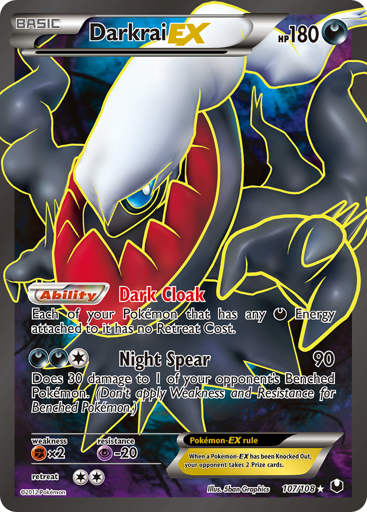 Darkrai-EX - 107/108 Dark Explorers