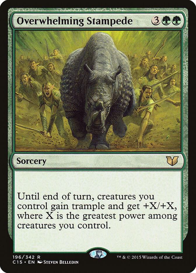 Overwhelming Stampede [Commander 2015] 196