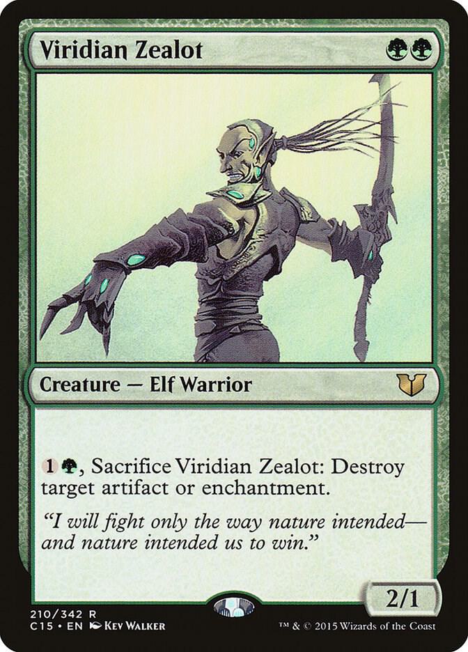 Viridian Zealot [Commander 2015] 210