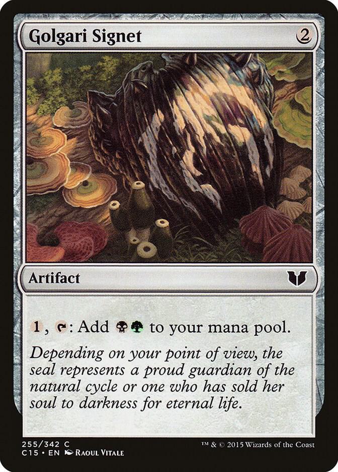 Golgari Signet [Commander 2015] 255