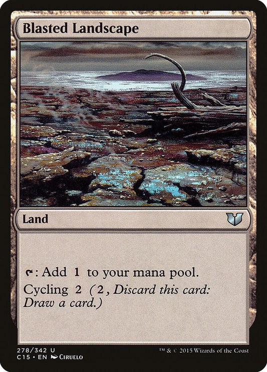 Blasted Landscape [Commander 2015] 278