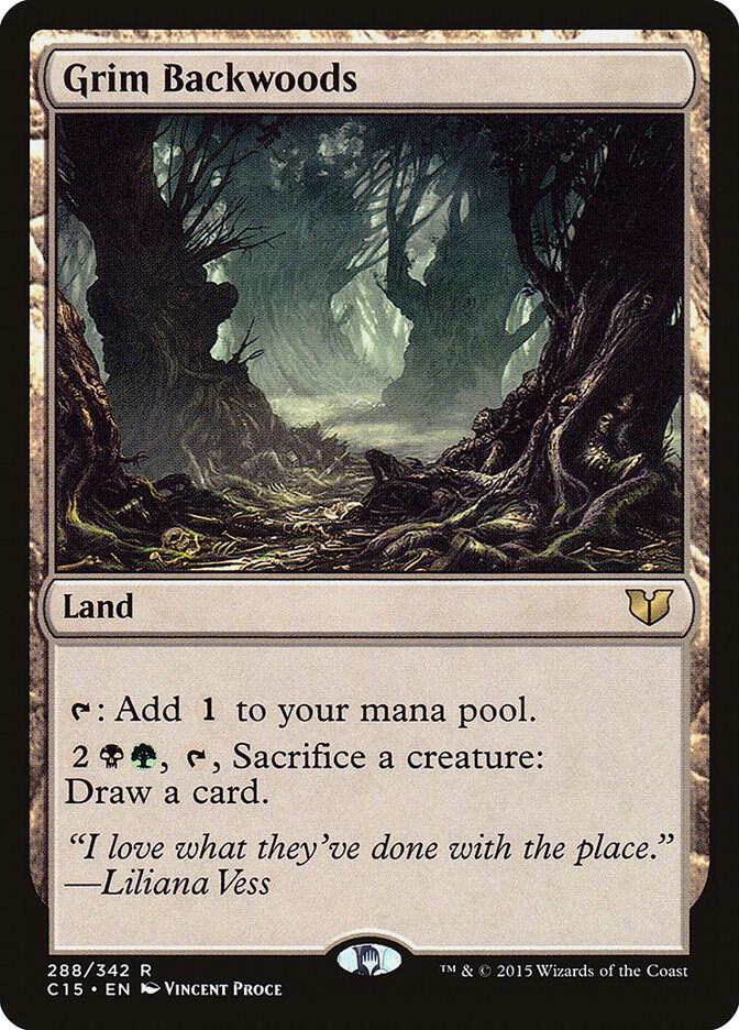 Grim Backwoods [Commander 2015] 288