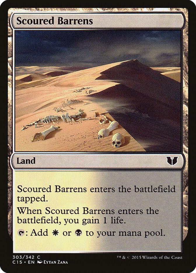 Scoured Barrens [Commander 2015] 303