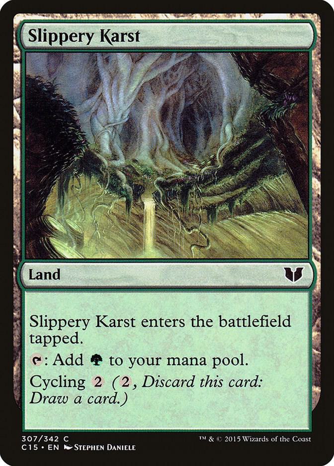 Slippery Karst [Commander 2015] 307